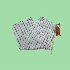 HUE Capri Pajama Bottoms Sz XL Stripes Lounge VGUC